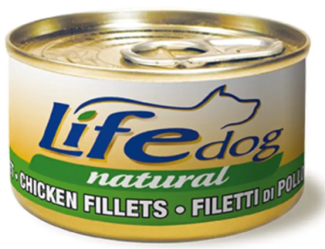 Вологий корм для собак різного віку Life Dog Natural Куряче філе