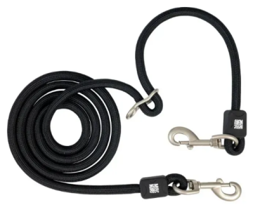 Мотузковий повідець для собак Max & Molly Rope Leash Matrix 2.0 Black, чорного кольору
