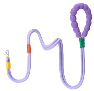 Поводок для собак Maogoublue Marshmallow Standard Dog Leash - Grape Purple