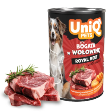 Консерви для собак UNIQ PETS DOG WET FOOD ROYAL BEEF з яловичиною