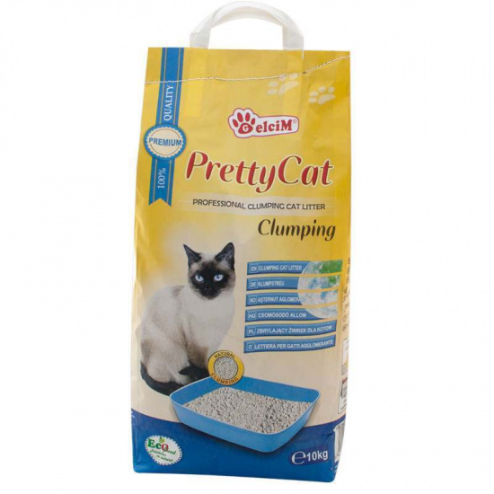 Pretty Cat Classic Наповнювач для котячого туалету, бентонітовий, без аромату