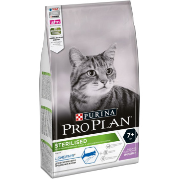 Purina Pro Plan Adult Sterilised Cat Senior 7+ Turkey