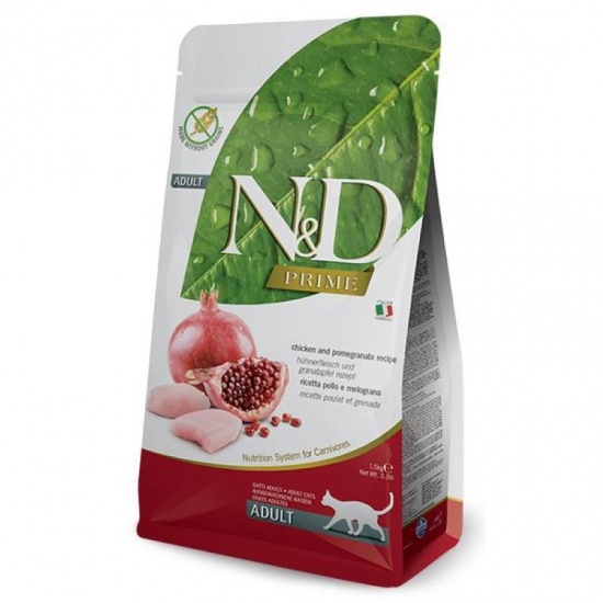 Farmina N&D Prime GF Cat Chicken & Pomegranate Adult