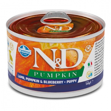 Farmina N&D Pumpkin GF Puppy Mini Lamb, Pumpkin & Blueberry