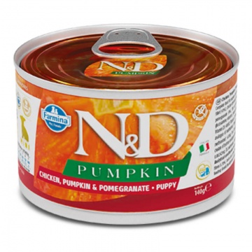 Farmina N&D Pumpkin GF Puppy Mini Chicken, Pumpkin & Pomegranate