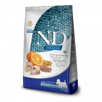 Farmina N&D Ocean Cod, Spelt, Oats & Orange Adult Mini