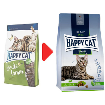 Happy Cat Culinary Adult Weide-Lamm з ягням