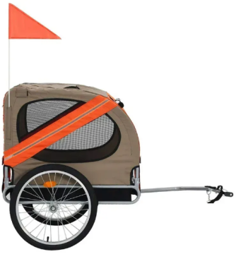 Велосипедний причіп для собак Derby Bestopet Orange