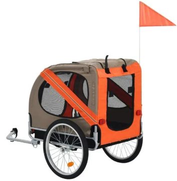 Велосипедний причіп для собак Derby Bestopet Orange