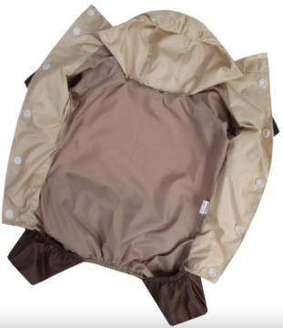 Дощовик DogsBomba ДЛЯ ДIВЧАТ рюша беж