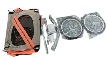 Велосипедний причіп для собак Derby Bestopet Blue