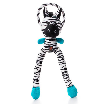 Charming Pet Thunda Leggy Zebra Іграшка "Довгонога Зебра" для собак