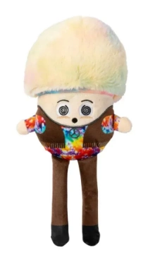 М'яка іграшка для собак FuzzYard Райдужний грибочок
