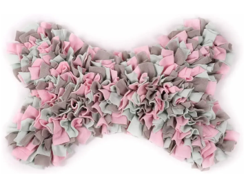 Килимок для нюхання для собак Derby Bone Shape Pet Snuffle Mat, Pink