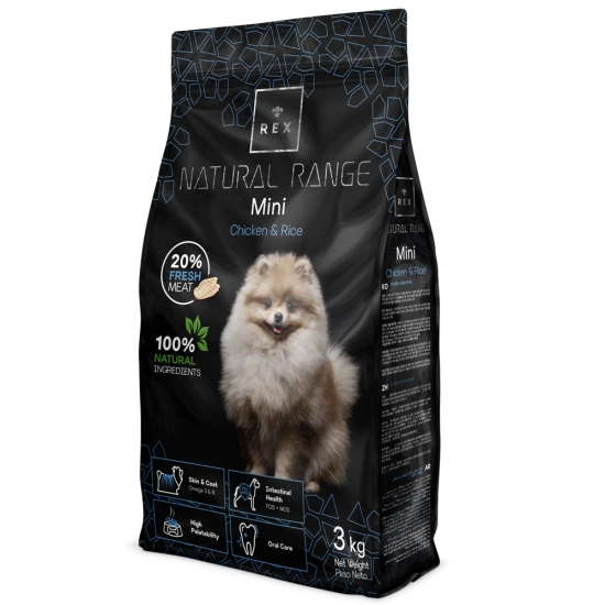 Rex Natural Range Mini Chicken & Rice для малых пород с курицей и рисом