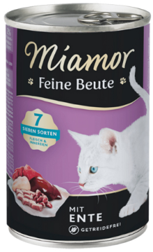 Miamor Feine Beute mit Ente УТКА, беззерновой, полнорационный влажный корм для кошек