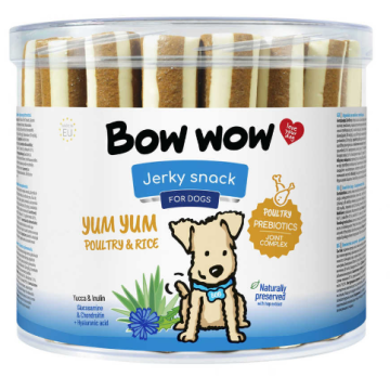 Ласощі  для собак"Bow wow"палички з рисом та птицею