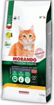 Сухой корм для стерилизованных кошек Morando Tradizioni Sterilized с курицей 