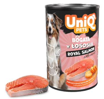 Консерви для собак UNIQ PETS DOG WET FOOD ROYAL SALMON з лососем