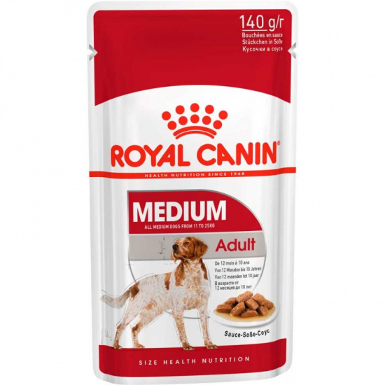 Royal Canin Medium Adult (кусочки в соусе)