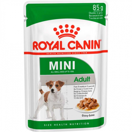 Royal Canin Mini Adult (кусочки в соусе)