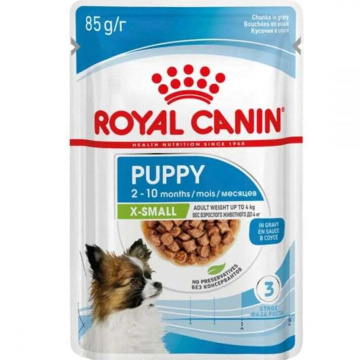 Royal Canin Puppy X-Small (кусочки в соусе)