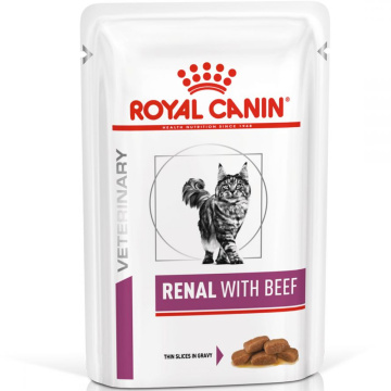 Royal Canin Renal Feline Beef Pouches