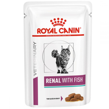 Royal Canin Renal Feline Fish Pouches с рыбой