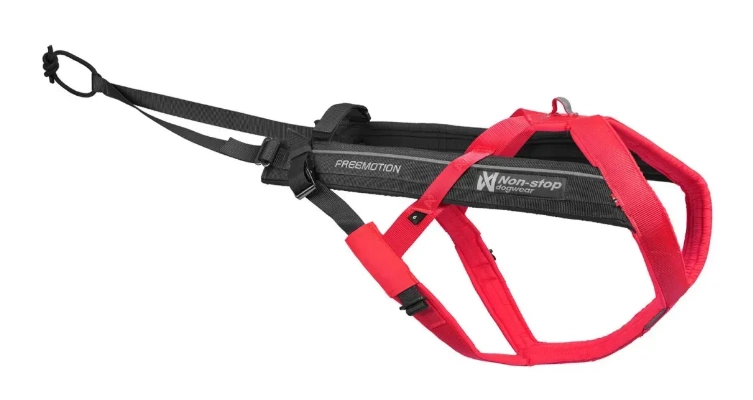 Шлейка для собак Freemotion harness 5.0 Non-stop dogwear Рожевий/Сірий