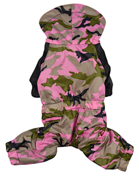 Утеплений демісезонний комбінезон Pet&Co ”Камуфляж Рожевий”