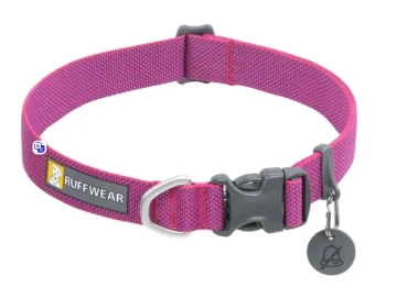 Облегченный ошейник для собак Ruffwear Hi & Light Малиновый