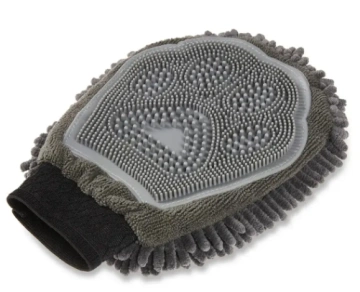 Рукавичка Wolters Cleankeeper Dry Glove для сушіння та грумінгу собак Темно-сірий