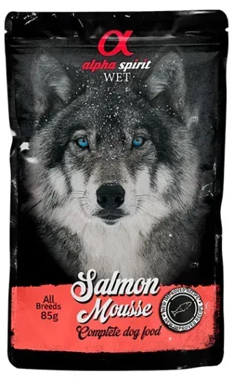 Alpha Spirit Salmon Mousse вологий корм із лососем для собак