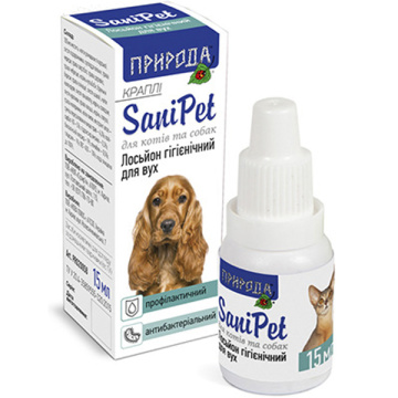 Природа каплі SaniPet для вух для собак та котів