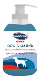 Шампунь Inodorina Clorex Dog Clorexidina с хлоргексидином для собак всех пород