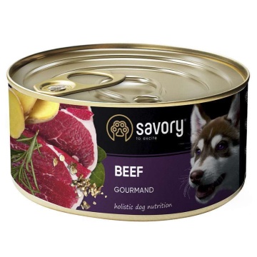 Savory Dog Gourmand с говядиной