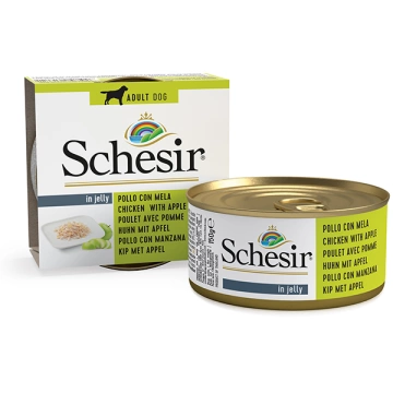 Schesir Dog, курица с яблоком в желе