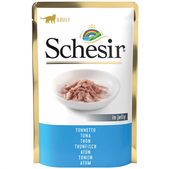 Schesir Cat Tuna Pouch, тунец в желе