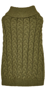 Легкий вязаный свитер для собак Derby Knitted Luxury Green