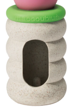 Диспенсер для собак Marshmallow Bucket -Poop Bag Dispenser With Compostable Bags Matcha Coconut