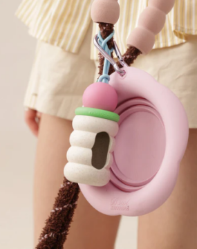 Диспенсер для собак Marshmallow Bucket -Poop Bag Dispenser With Compostable Bags Matcha Coconut