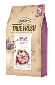 Сухой корм Carnilove True Fresh Cat для взрослых кошек, с курицей