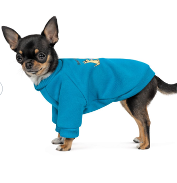 Толстовка Pet Fashion "Peace for Ukraine" для собак, блакитна