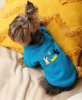 Толстовка Pet Fashion "Peace for Ukraine" для собак, голубая