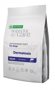 NP Superior Care Veterinary Diet Dermatosis Salmon Adult All Breed Dogs ветеринарный диетический корм для здоровья кожи и шерсти собак с лососем