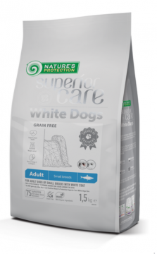 NP Superior Care White Dogs Grain Free with Herring Adult Small Breeds малих порід з білою шерстю