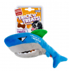 Игрушка для собак акула для лакомств с пищалкой GIGWI BASIC