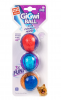 Игрушка для собак три мяча с пищалкой GIGWI BALL