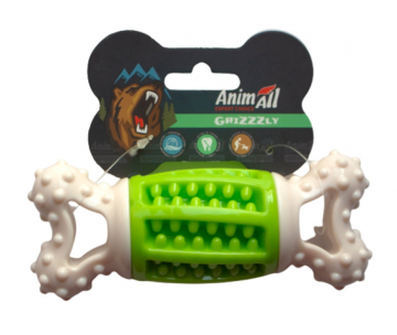 Игрушка AnimAll GrizZzly косточка-зубочистка, зеленая
