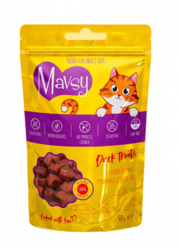 Mavsy Duck treats - Мавси Лакомство для кошек нежная утиная грудинка
